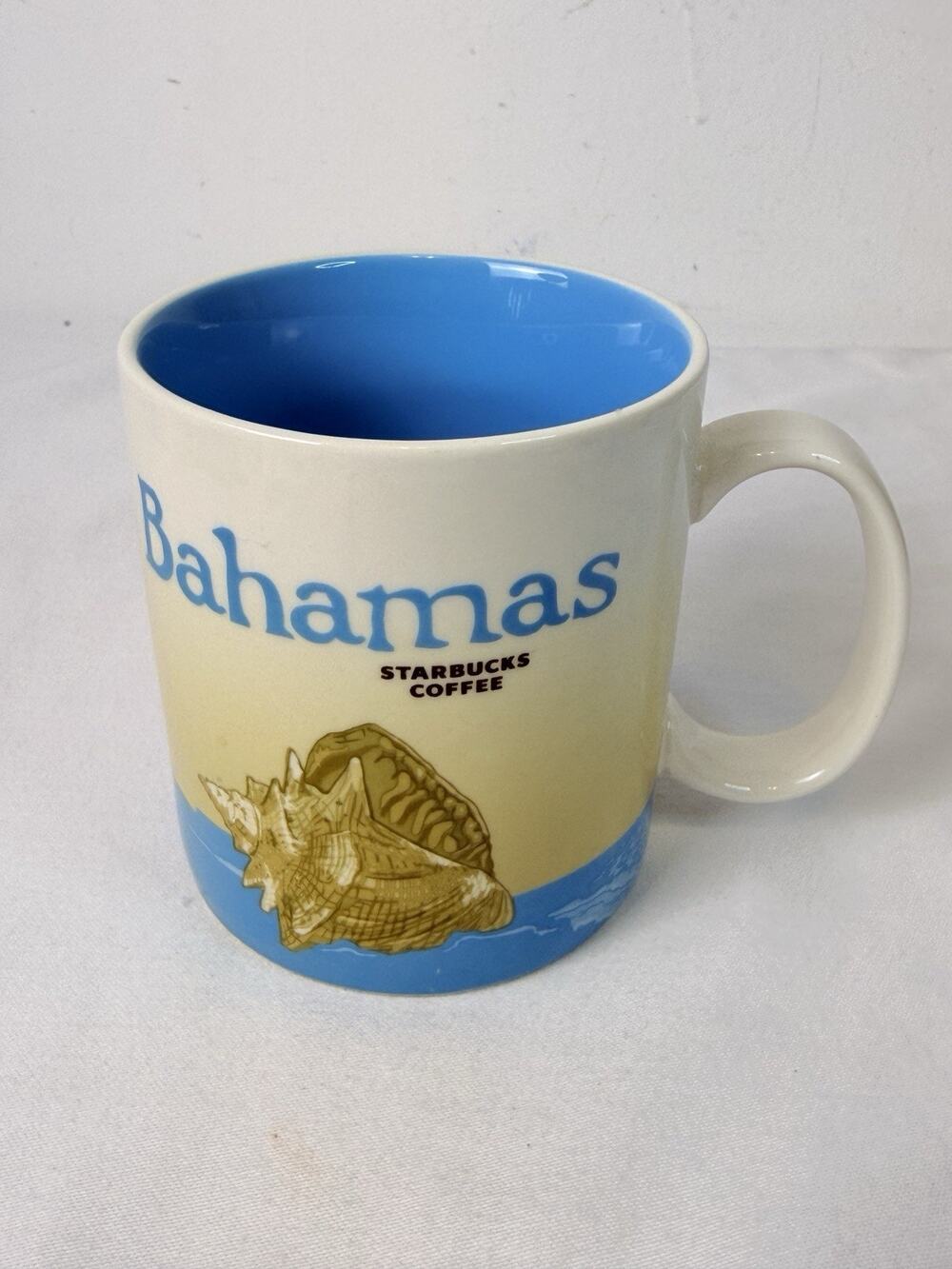 STARBUCKS 2009 Global Icon BAHAMAS Coffee Tea Cup Mug 16oz Been There Series